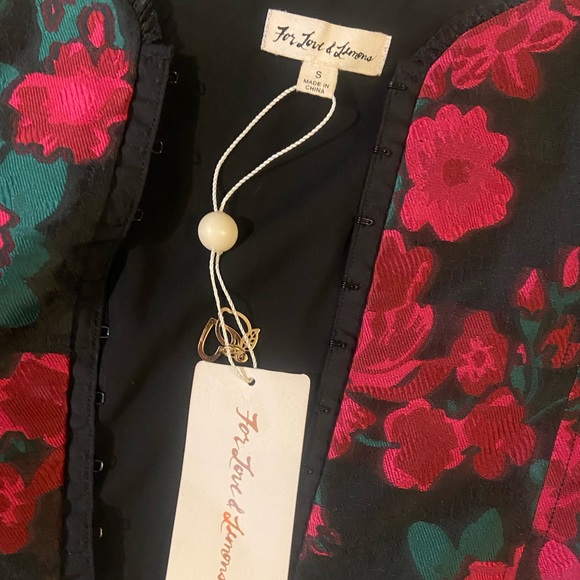 NWT- RARE- For Love & Lemon’s Bustier top- Small- Festival- Romantic - Picture 3 of 6